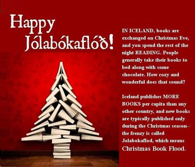 TwiceNiceBooks's tweet photo. Happy Jolabokaflod! https://t.co/1LuaSlBGF0