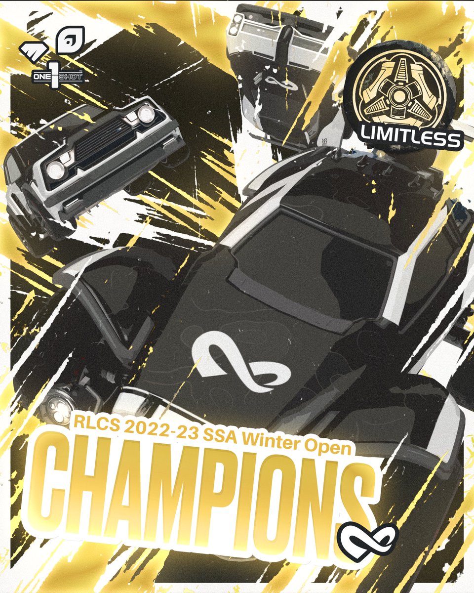 GGLimitless's tweet image. ʙᴀᴄᴋ ᴛᴏ ʙᴀᴄᴋ ᴛᴏ ʙᴀᴄᴋ ᴛᴏ ʙᴀᴄᴋ!

RLCS Regional Champions 🏆

♾ @Snowadore 
♾ @2Die4xd 
♾ @Darthdeysel 
♾ @NoxesRL 
♾ @JaykeyzRL 

#LimitlessRL | @RLEsports