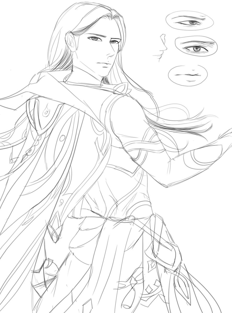 anjanime's tweet photo. kembali lagi ke konten #practice_ruru skrg w penasaran bgt gambar alhaitham tp versi OCku si drac0 wkwkwk
maap klo bajunya gak detail karena anjriitt cape bgt bikinnya padahal cuma sketch 🫠 https://t.co/Jpf86aUIXB