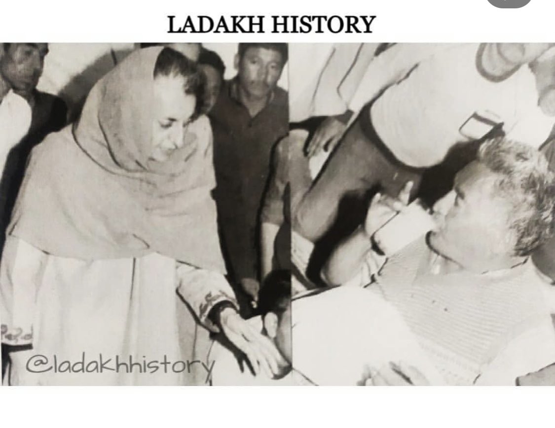 Tsering_gaphel's tweet photo. History is Repeating Once Again! Sonam Wangyal A dynamic leader &amp; a father of sir #SonamWangchuk went on hunger strike twice to express Ladakhis demand for ST Status. In 1984 PM Indra Gandhi came to Leh &amp; ended his fast by offering a glass of Juice &amp; promised to grant ST #Ladakh https://t.co/6glqwbcMsL