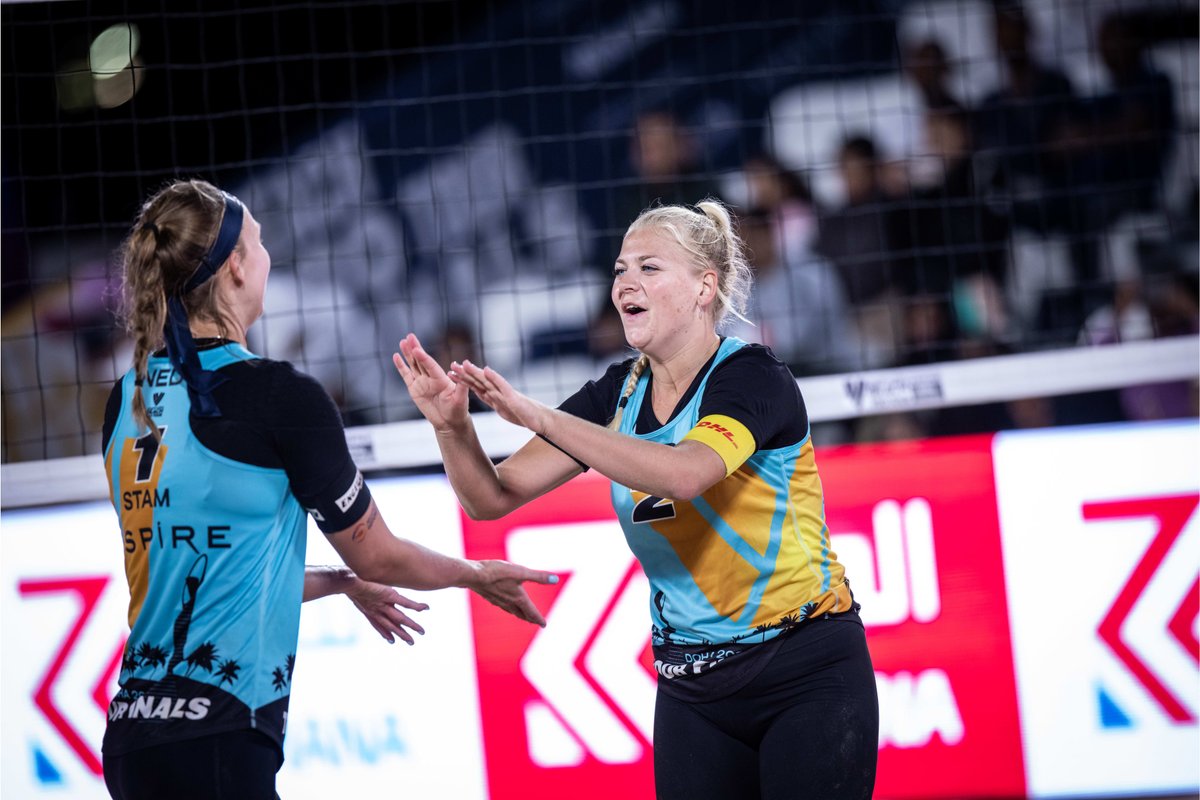 Katja Stam en Raïsa Schoon hebben seizoen 2022 afgesloten met een bronzen medaille op de Beach Pro Tour Finals in Doha. Alexander Brouwer en Robert Meeuwsen eindigen net naast het podium. 

Lees verder volleybal.nl/nieuws/katja-s…

#BeachTeamNL #TeamNL #BeachProTour