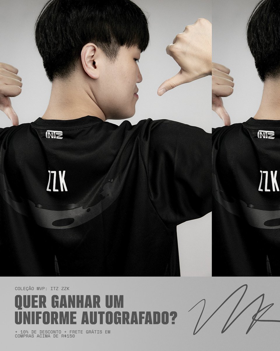 CHEGOU O MOMENTO QUE VOCÊ QUERIA 🫵

O uniforme autografado pelo <a href="/ggulzzk/">Zzk_HeeWon Kwen</a> pode ser seu! 👀

REGRAS:

- Seguir a INTZ
- Dar like e RT nesse tweet
- Comentar MUITO nesse tweet: quanto mais comentários, mais chances!

🛍️ E tem 10% de DESCONTO na intz.store com cupom ZZK