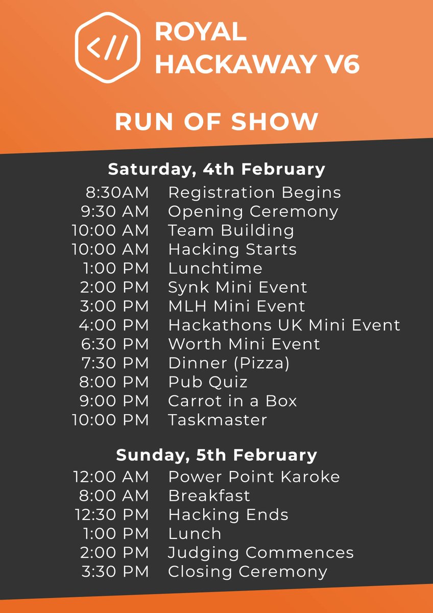 Royal Hackaway v7 tweet media