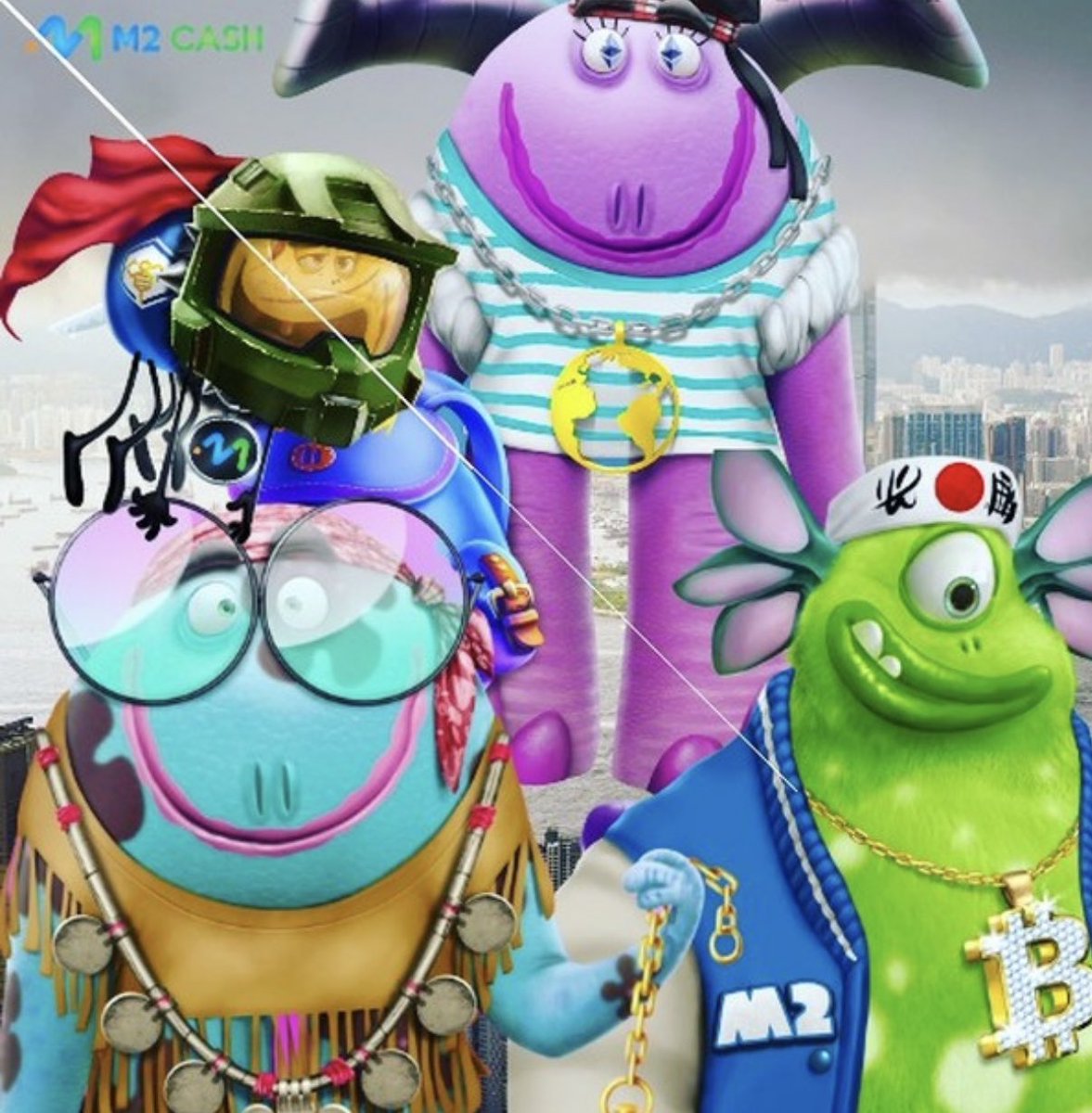 martinez14ever's tweet image. Get ready The M2 monsters are launching soon! #M2Cash $BHNY #M2Monsters @Crypto_Swarm