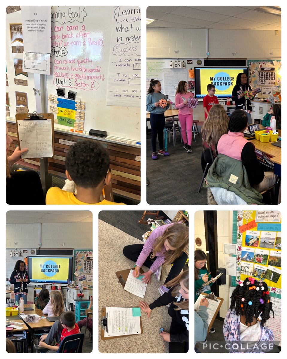 wutka4's tweet photo. C8 likes to collaborate! โค๏ธ๐พ From gallery walks in math to giving each other peer feedback in writing our Bulldogs understand that two heads are better than one. #glowsandgrows #choosekind #guidancelesson stayontrack ๐ https://t.co/rOIKPxpdU9