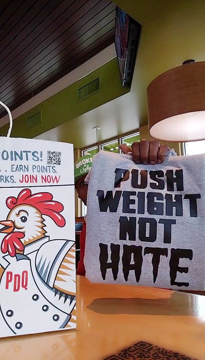 Push WEIGHT not HATE || ShopPhosFateKidz.Org || #Art #Fashion #FunctionalART <a href="/PhosFateKidz/">PhosFateKidz</a> <a href="/MulberryNoles/">MULBERRY SEMINOLES</a> <a href="/MulberryFB/">Mulberry Football</a> @PDQFreshFood