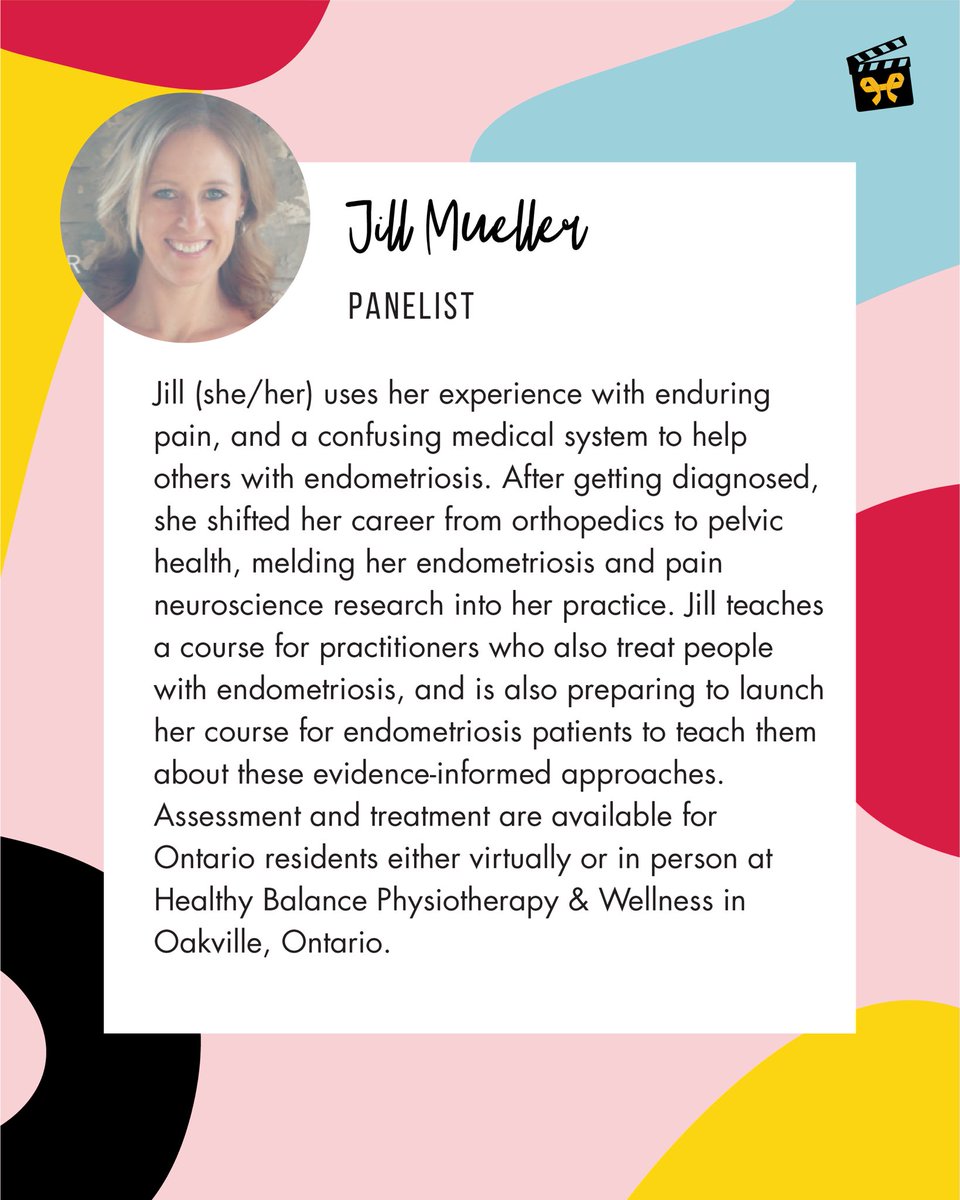 Our #Toronto screening of @EndoWhat #documentary Below the Belt is March 4! Early bird pricing ends soon.

Click for tix:
bit.ly/3wcrlVa

Here is a sneak peek at panelist @PelvicHealthPT.

#endometriosis #endometriosisawareness #pelvichealth #filmscreening #healthcare