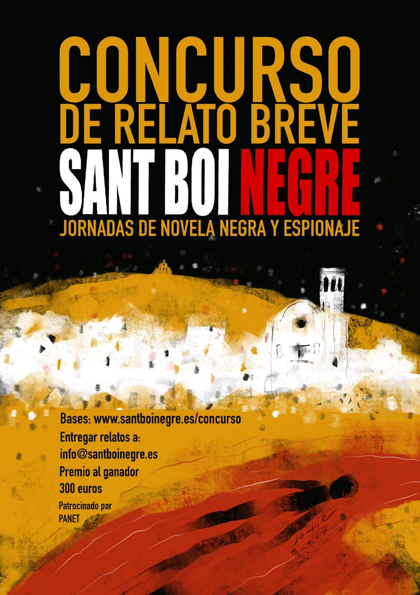 Sant Boi Negre, estrena sus terceras jornadas de novela negra con un concurso de relatos con 300 euros de premio patrocinado por PANET.
