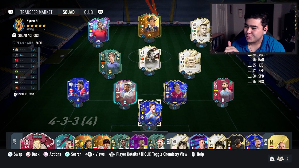 Day 2 of the TOTY pack opening ✅
- Packed HM Pedri + Courtois #2
- Zizou + Mane SBCs completed
- Bought VVD for the vibes 😎

Loving the look of the #KyrenRTG now 😍

Thanks for tuning in + @Brokeboi2000 &amp; <a href="/Zerruten_FUT/">Zerruten</a> for the raids. 130+ packs left, see you midweek for them ❤️
