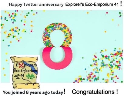 Do you remember when you joined Twitter ? I do ! #Explorersecoemporium41  is 8 Years Old .... !