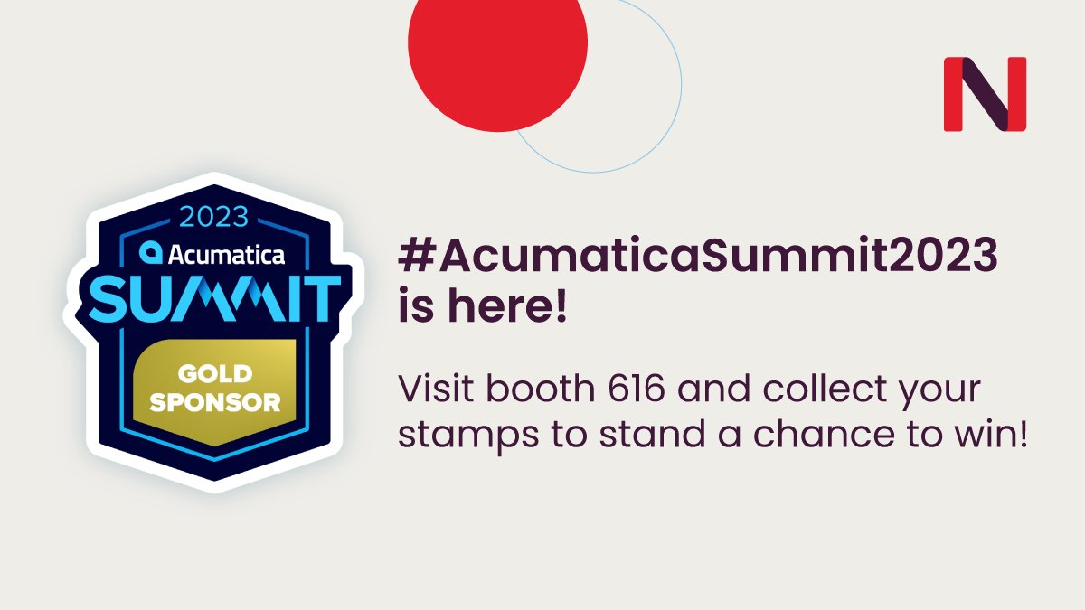 NetstockInv's tweet photo. See you soon at #AcumaticaSummit2023! @Acumatica https://t.co/2dKRuAh7LB