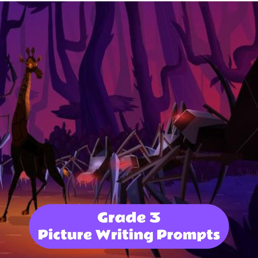 nightzookeeper's tweet image. Grade 3 picture writing prompts:
bit.ly/3WFXnUU

 #grade3writingprompts #creativewritingforkids #writingforkids #youngwriters #nightzookeeper