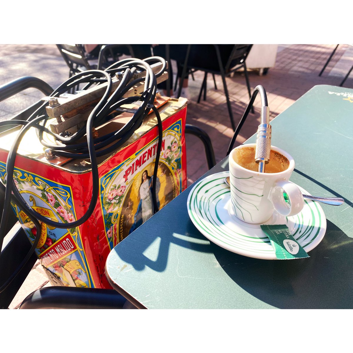 CrudoPimento's tweet image. Tomando fuerzas 
#mornings #coffeeaddict #breakfast #pimenton #connection