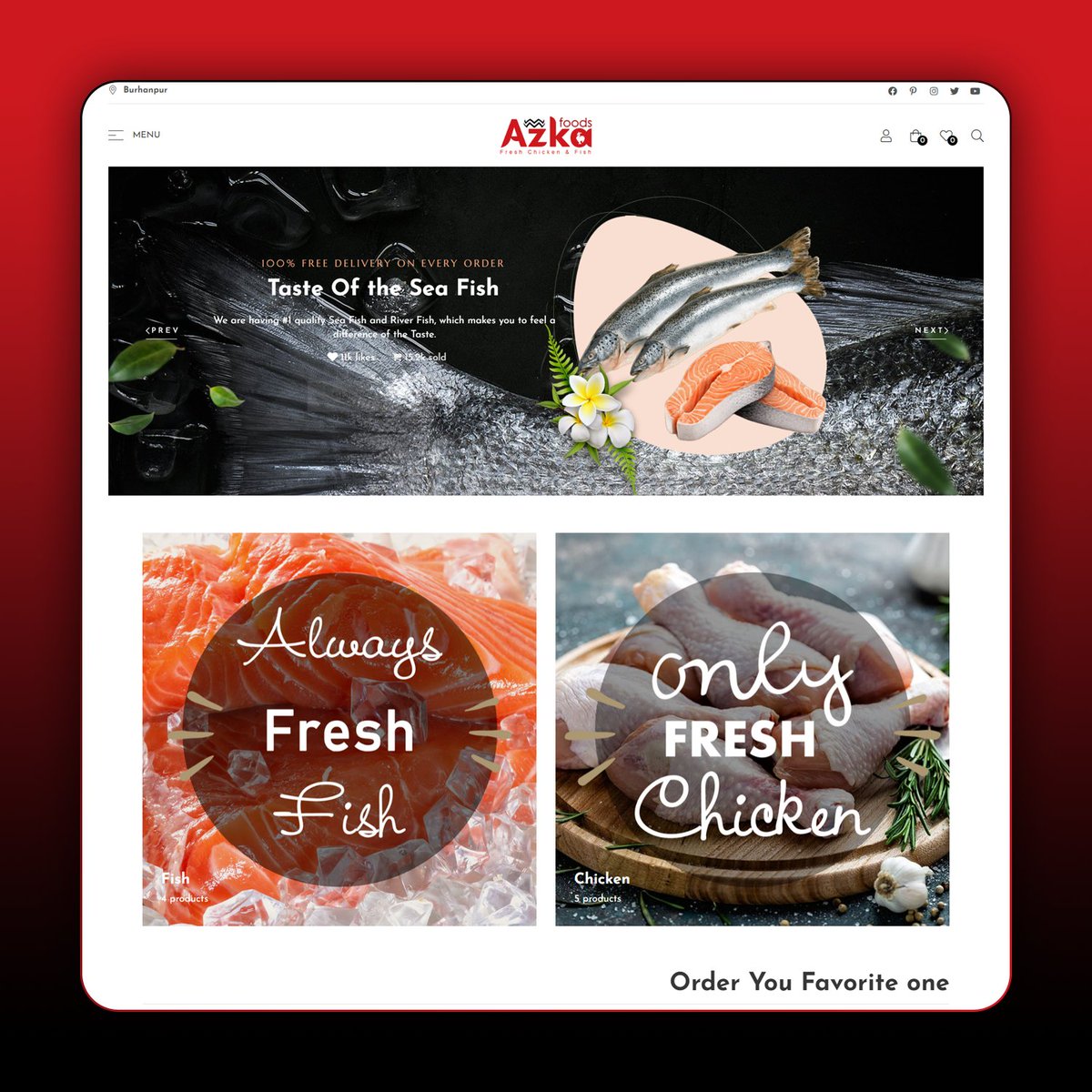 DuneDigitals's tweet image. AzkaFoods Android App Developed by Dune Digitals
Here using #AzkaFoods App one can order raw foods like Fish, Chicken and Meat by sitting at home with single click.
#dunedigitals #androidappdevelopmentcompany #androidappdeveloper #websitedevelopment #ecommercewebsite #androidapp
