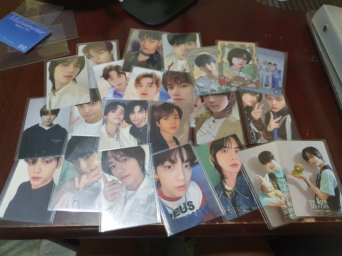 beomdew's tweet photo. help rt pls 

ic interest check (wts lfb for exposure)

mostly soobin and beomgyu photocards

- will include unsealed albums and photobooks
- reply which pcs you're interested (the more the better) 
- vote sa poll below this tweet https://t.co/p5Rw4FBmtf