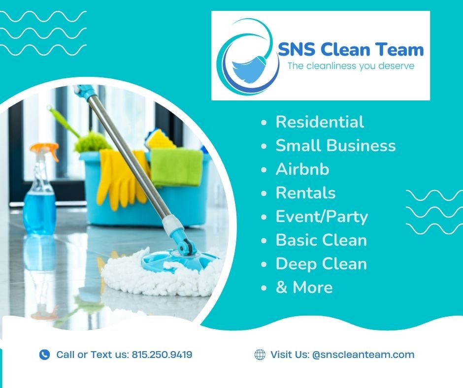 SNSCleanTeam's tweet photo. #SNSCLeanTeamLLC #CleaningService #HomeCleaning #EventPartyCleaning #AirbnbCleaning #smallbusinessclean https://t.co/dIOhPUxLl2