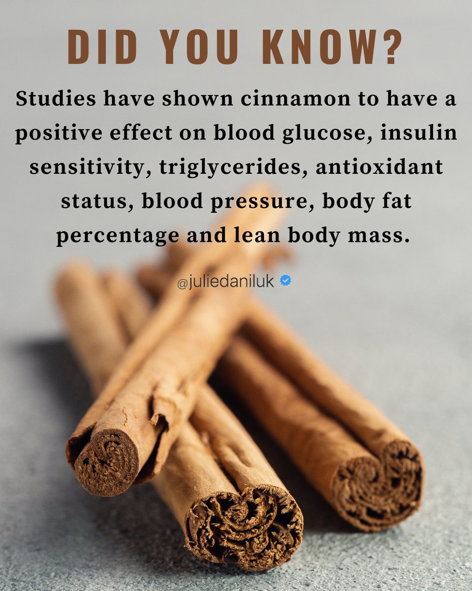 🍎 Julie Daniluk, Nutritionist on Twitter "Eating cinnamon daily can