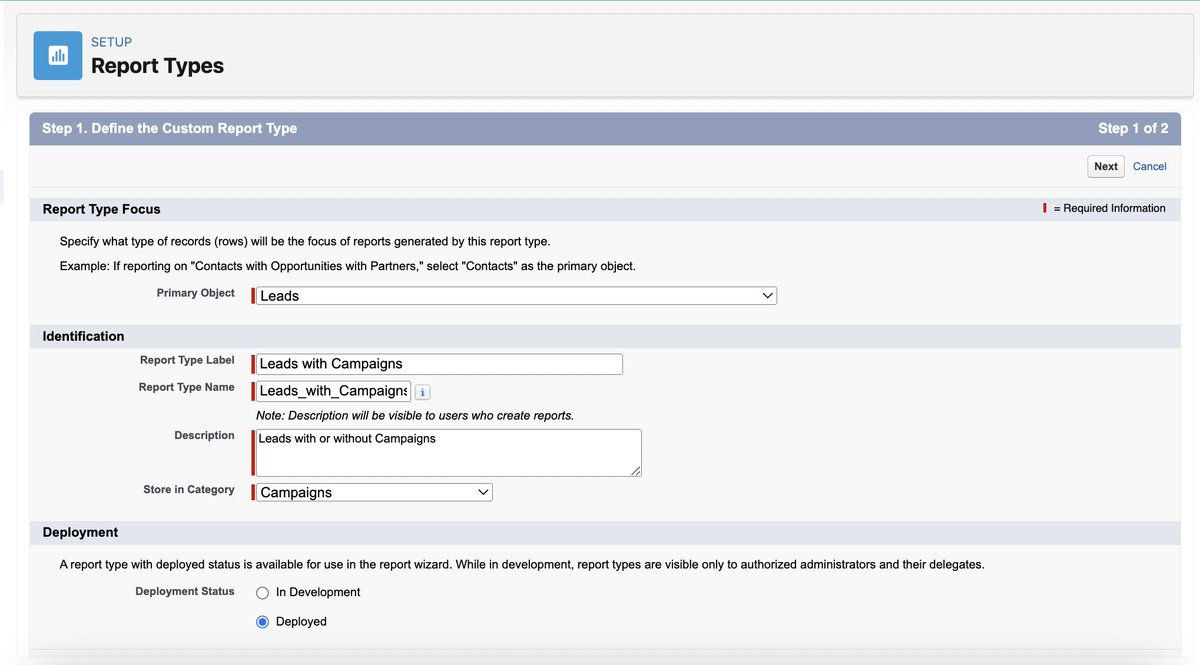 Build the right #Salesforce report =  Leads with/without #campaign: fcatha.la/3JkoZeR