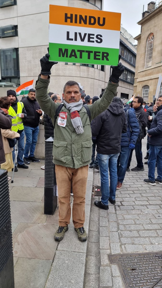 OFBJPUK's tweet photo. Hindu lives Matter
#DefundTheBBC
#BBCBias
#BBCLies
#BBCpropaganda #protestAgainstBBC #BBCDocumentaryRow https://t.co/ZP8EqQVicd
