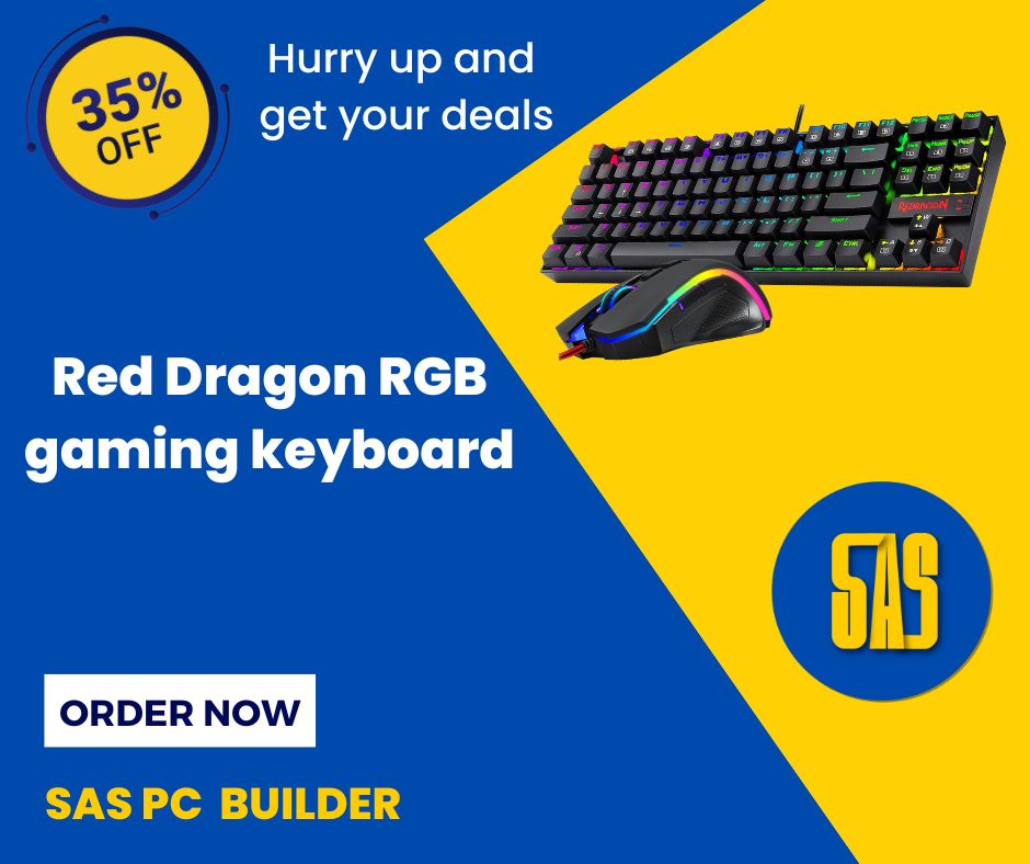 SASPCBUILDER's tweet image. Red Dragon RGB Gaming Keyboard
Available in our store...
#gaming #pcgaming #GamingSetup #GamingNews #gamingmemes #PS5 #gamingchannel
