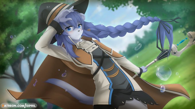 Roxy from Mushoku Tensei anime! #sfw #furry https://t.co/d0A6dipTqv<a href="/tag/sfw"class="tags">#sfw</a><a href="/tag/furry"class="tags">#furry</a>