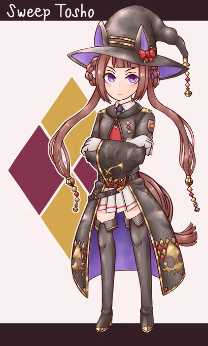 スイープトウショウちゃん。正月イベのサポカはほんと素晴らしかったですね......#ウマ娘 