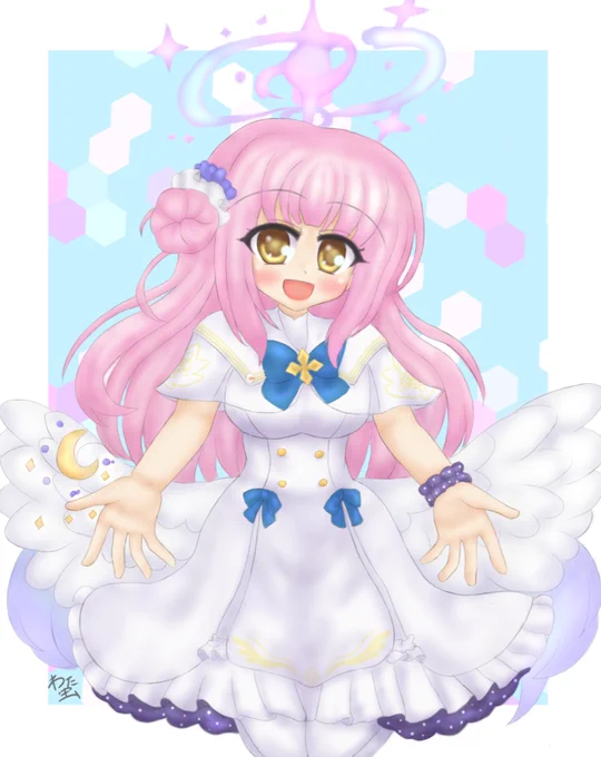 ミカ実装&amp;2周年おめでとうございます#ブルアカ2周年アート #ブルアカ 