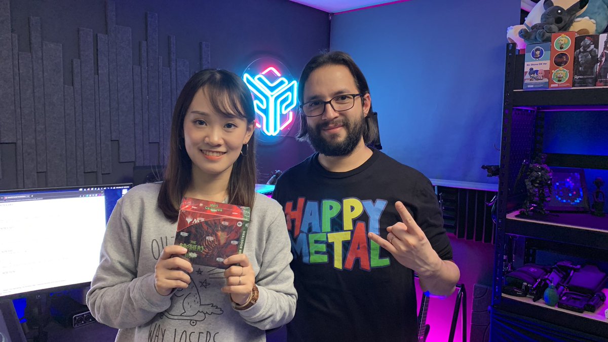 AndersOrozco's tweet photo. MTG showed their generosity by giving the musicians a few of the Brothers War #CollectorBoosters. It's always exciting to open up a new pack and see what treasures lie inside!
#MTG #BrothersWar #Music #Composition #Drums #erhu #BehindTheScenes #Music #MTGPhyrexia @wizards_magic https://t.co/NfI0IgXPAL