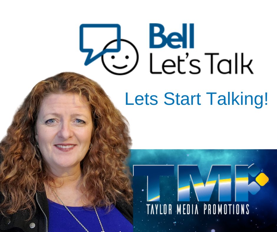 Taylor Media Promotions is proud to support Bell Lets Talk Day!

We need to start the conversation and letting people know you care to listen!

#BellLetsTalk