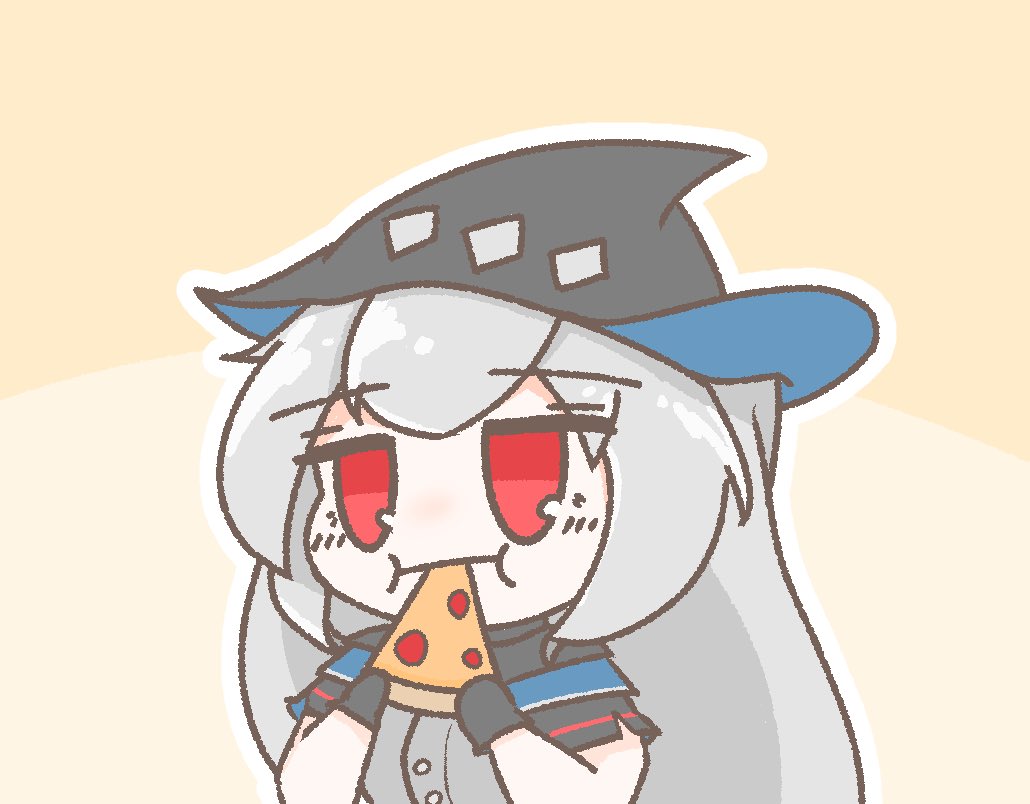 アークナイツ「Pizza eater#アークナイツ #明日方舟 #Arknights 」|nyudaのイラスト