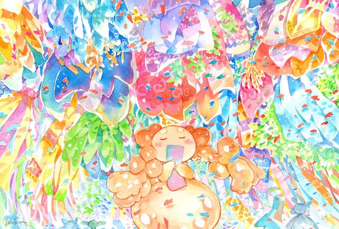 「closed eyes tanabata」 illustration images(Latest)
