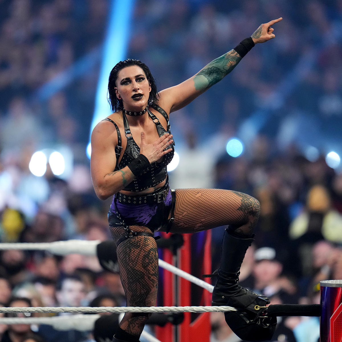WrestleFeatures's tweet photo. Happy?

#RoyalRumble https://t.co/l9zNw8F300