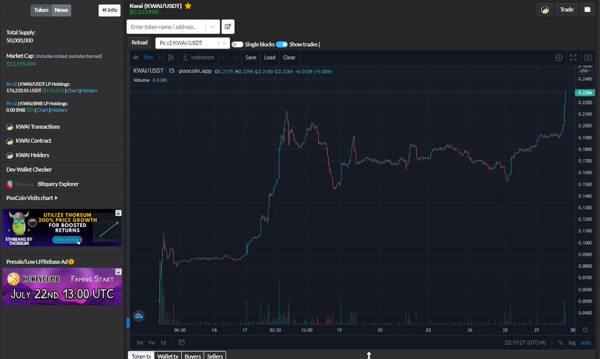 maidokai's tweet image. #KWAI 
やはり続伸、そしてATHですね

元祖
#oxb
と比較した時に、LP半分、AI搭載、性能↑、更にマルチチェーンローンチパッドと

相対的に割安でしたので、ここ数日強く推していました

乗れた方おめでとうございます

是非IDOも楽しみましょう
※売買で稼ぐ方も良いと思います

#BTC
#launchpad