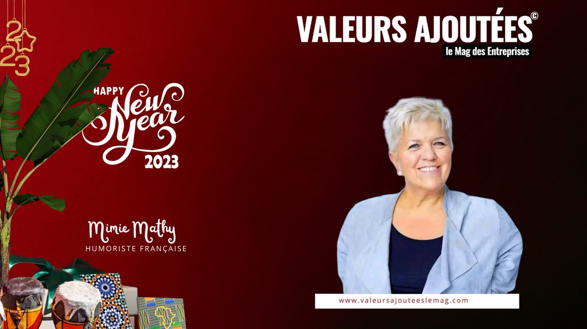 Mimie Mathy, ce modèle de témérité féminine vous souhaite de briller par ce qui vous rend unique en 2023.

#valeursajouteeslemag #mimiemathy