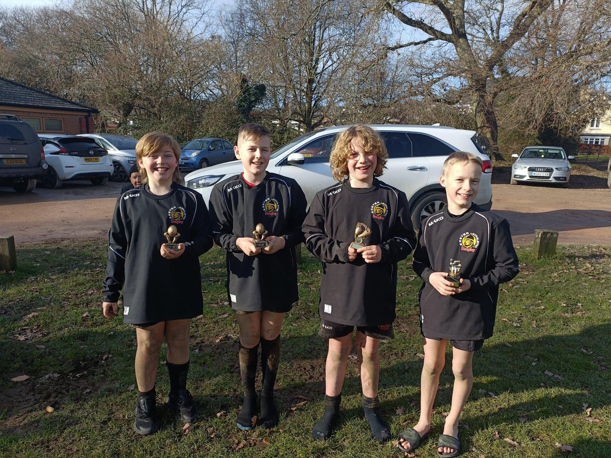 After a fantastic away game to <a href="/SidmouthRFC/">SidmouthRFC</a> the team pulled a win out the bag 💪 today . A big thank you to  M.C.H property services LTD who supplied the team with new training tops ..👍  &amp; trophy winners Leo, Diegan , Max and Freddie. #englandrugby #grassrootsrugby #rugbyfamily