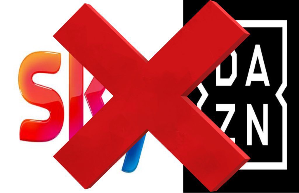 GProtesi's tweet image. #JuveMonza #juve 

Nessuno oggi deve guardare la partita. NESSUNO. Non dobbiamo indietreggiare di un centimetro! 

Le parole d’ordine rimangono queste :

#DisdetteDaznSky #DisdettaSkydazn #disdettaDAZN #DisdetteTimVision 

FORZA BIANCONERI, FANCULO QUESTA SERIE A CORROTTA