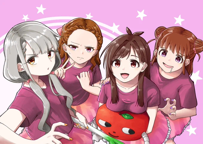 #個性で魅了するオクリモノ久川姉妹以外が写ってるものってデレラジに送ったものぐらいしかなかったわ!見てって! 