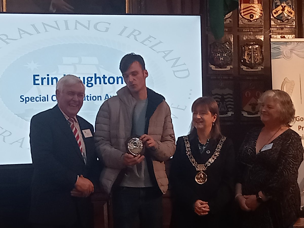 Great to be <a href="/MansionHouseDub/">Mansion House Dublin</a> yesterday for <a href="/SailTrainingIre/">SailTraining Ireland</a> Annual Awards Ceremony where one of our own nominees scooped a prize &amp; we had an opportunity to speak to our very positive experience as a nominating organisation