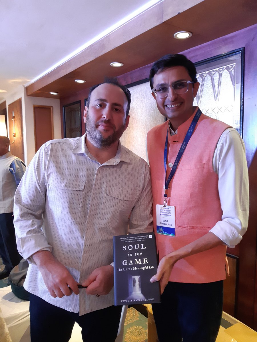 AnilGhelani's tweet photo. @vitaliyk Great to view your entire #India trip with photos
~ it was great to meet with you and hear your views at the #IndiaInvConf in Mumbai
☆ Looking forward to completing your latest book https://t.co/TfyGQBPoNu