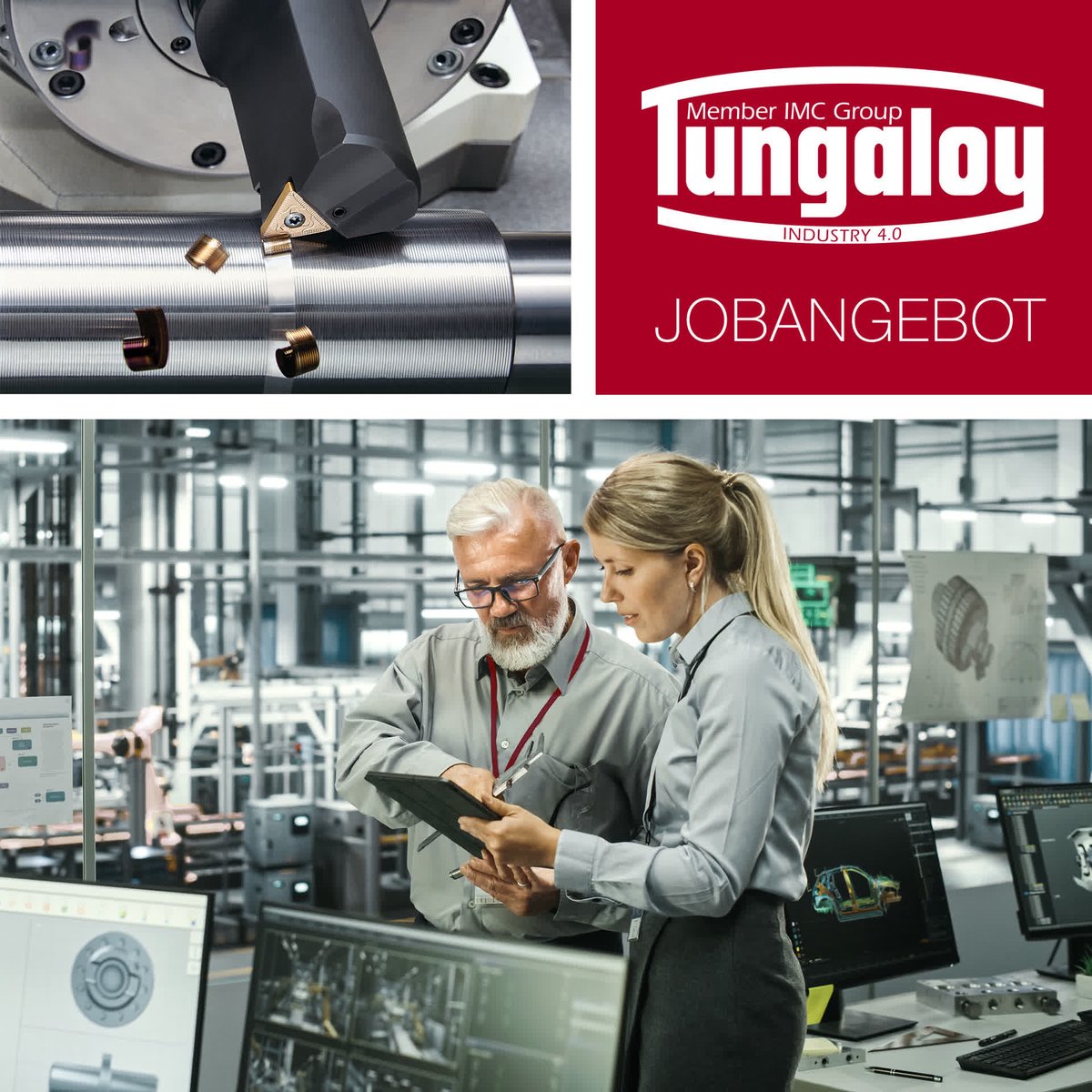 Gestalten Sie mit uns die Zerspanungswelt der Zukunft. Aktuell suchen wir:
Produktspezialist (m/w/d) rotierende und nicht rotierende Werkzeuge am Standort Langenfeld.
Alle Infos hier: tungaloy.com/de/stellenange…