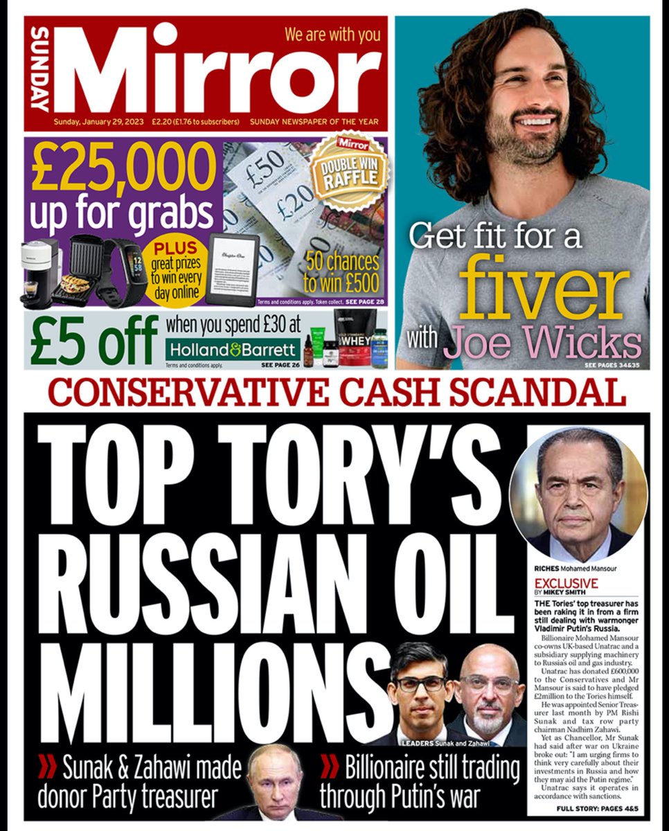 PrivateEyeNews's tweet photo. How do you prefer your “Exclusives”? Front page of the Sunday Mirror, or in Private Eye 11 days earlier? If you want to stay ahead of the news, subscribe: https://t.co/qfE7Skg4Cl https://t.co/OoyQMNIluc