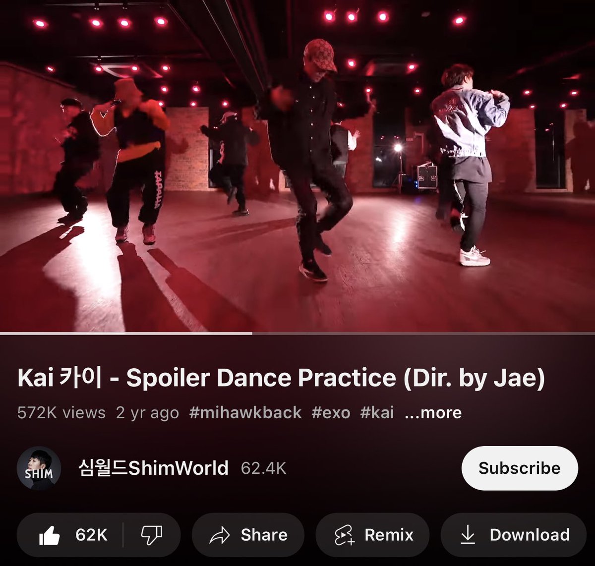 exolyoutubeteam's tweet photo. January 26th
Spoiler dance practice
๐ https://t.co/SiKLdgNrqF
@weareoneEXO #EXO #KAI #JanuaryWithKAI https://t.co/zsZizHfLTP