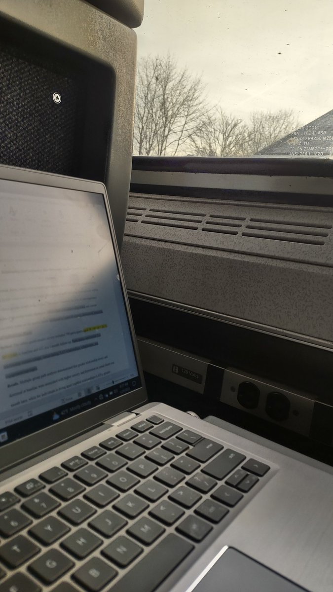 DocNicWat's tweet photo. 5 hour train rides are a great time to get revisions done!
@AcademicChatter @GrumpyReviewer2 @GrumpyJReviewer #workontheweekends https://t.co/A5JOsGdsKt