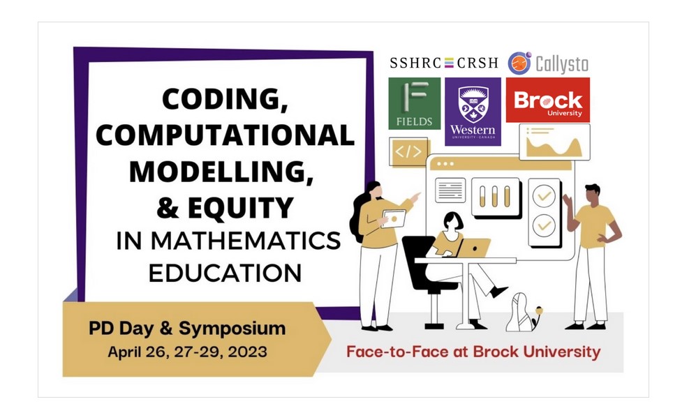stevenpfloyd's tweet image. Looking fwd to this PD & symposium. April 26 & 27-29 @BrockUniversity #Coding, #ComputationalModelling, #Equity #Mathematics #Education. Sessions, working grps, posters, panels. Keynotes on powerful ideas & coded bias in #AI. Early years to post-secondary
cpmath.ca/scientific-pro…