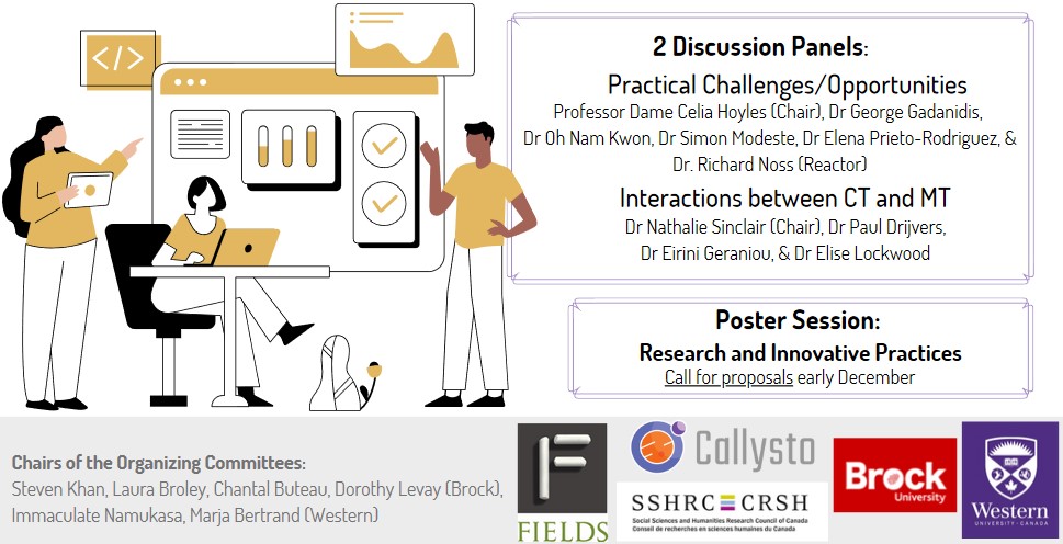 stevenpfloyd's tweet image. Looking fwd to this PD & symposium. April 26 & 27-29 @BrockUniversity #Coding, #ComputationalModelling, #Equity #Mathematics #Education. Sessions, working grps, posters, panels. Keynotes on powerful ideas & coded bias in #AI. Early years to post-secondary
cpmath.ca/scientific-pro…