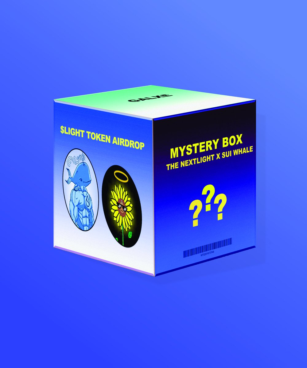 The Nextlight Mystery Box🎁

Join and Get surprise rewards🎉
👉 galxe.com/SuiWhale/campa…

💎 $LIGHT TOKEN AIRDROP
💎 FREE MINT
💎 OG PASS
💎 WL PASS

💵 One random commenter will win $30

Good luck all! 🌻

#Airdrop #SUI #Suiecosystem