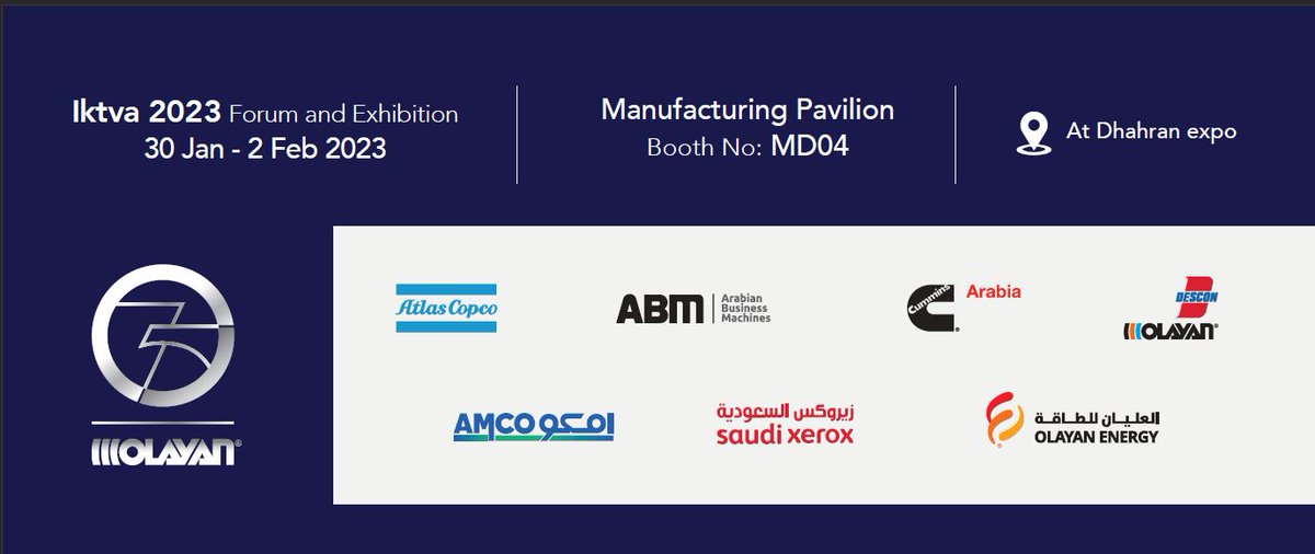 Join us tomorrow on IKTVA forum ! 

#olayan #descon #olayandescon #iktva #saudiaramco #sabic #engagment #powershow #groupstrength