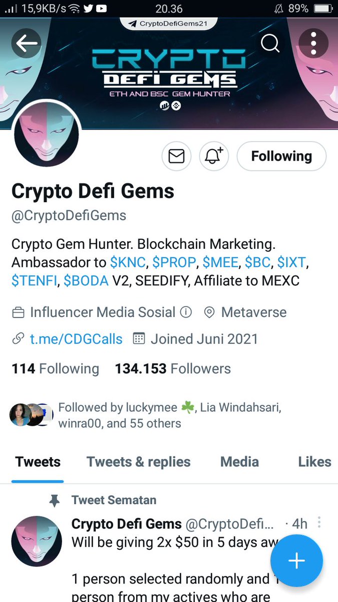 OxBananaWin's tweet photo. @jihanicorn @CryptoDefiGems Done wish i win https://t.co/WE4GTUtVyQ