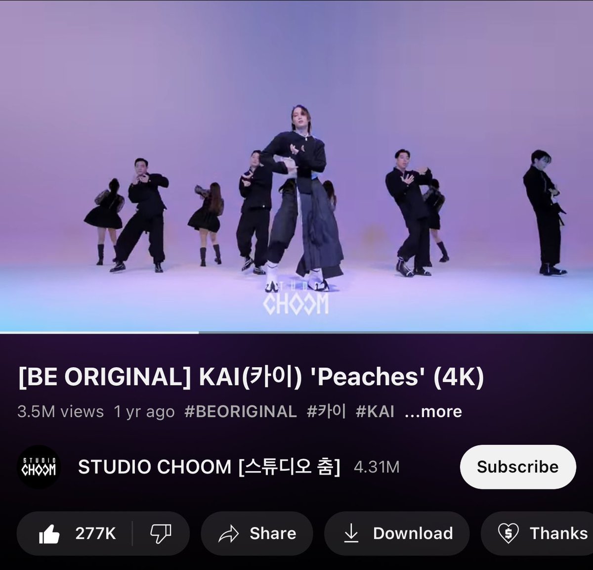 exolyoutubeteam's tweet photo. January 27th
Peaches (Be original)
๐ https://t.co/Wwf94Tu5cw
@weareoneEXO #EXO #KAI #JanuaryWithKAI https://t.co/8vTkxGh7ge