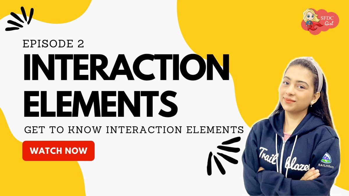 monikasfdc's tweet photo. 🎥https://t.co/sA3LP7PXYJ
EP 02 | INTERACTION ELEMENTS 👥 | Get to know Interaction Elements 📗| GO WITH THE FLOW ⚡
#InteractionElements #lightningflow #flowinsalesforce #automation #flow #masterflows #flowseries #gowiththeflow #salesforce #sfdc #sfdx #sfdcgirl #nodejs https://t.co/LLZV27jmxg
